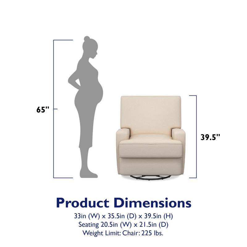 Mack & Milo™ Abingdon Upholstered Swivel Reclining Glider & Reviews